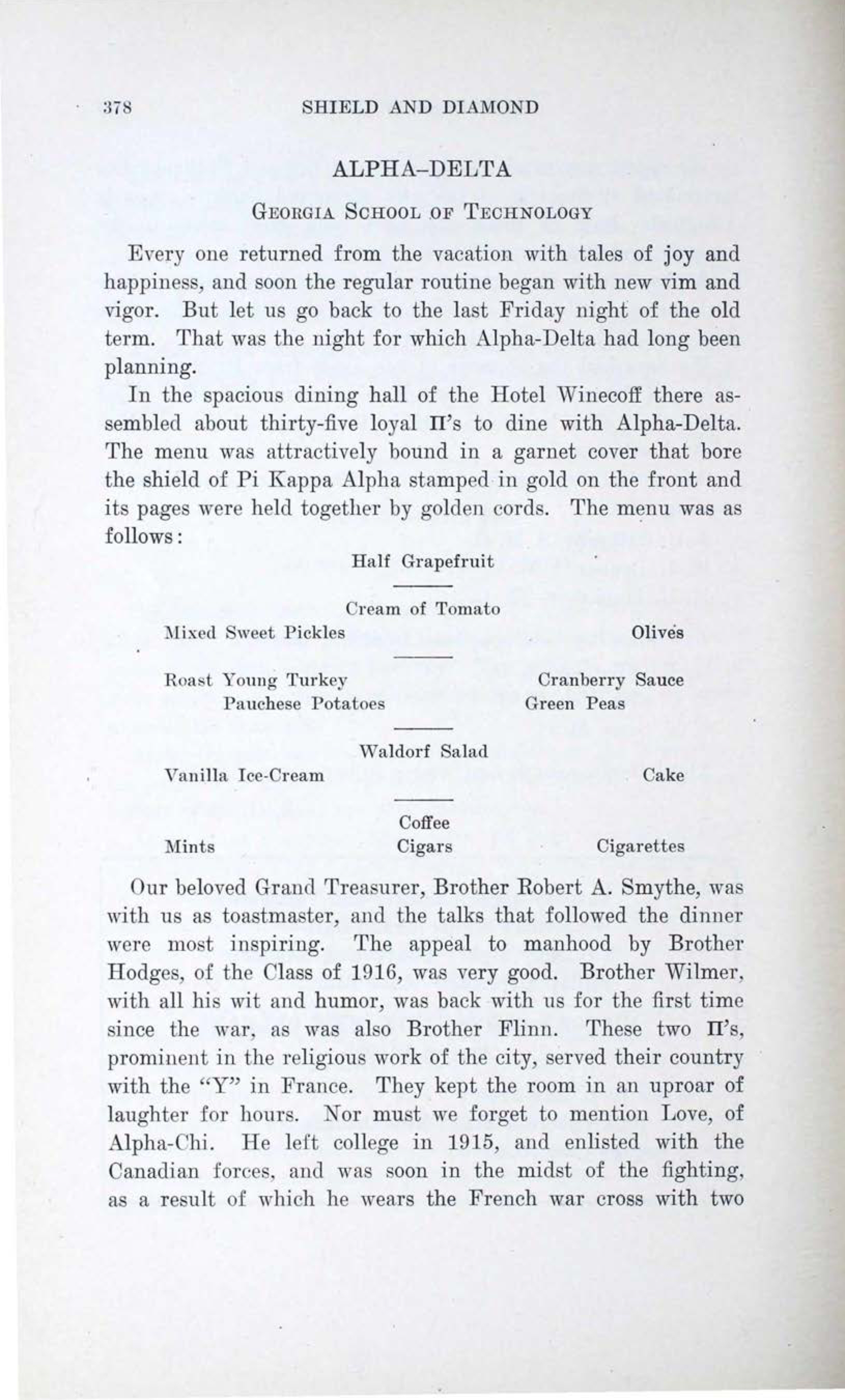 Alpha-Delta, February 1920